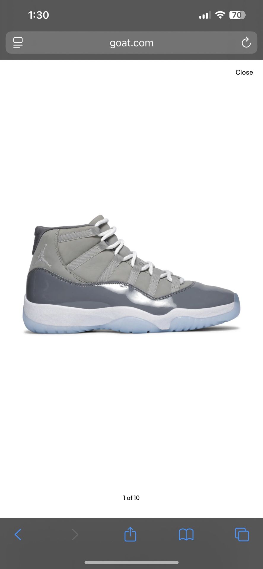 Air Jordan 11 Retro GS 'Cool Grey' 2021