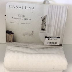 Waffle Shower Curtain - Casaluna