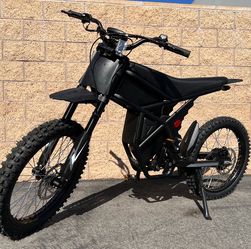 2400 Watt Electric Dirt Bike, 37MPH Top Speed, 36.4ah Dual Battery, Full Twist Throttle
