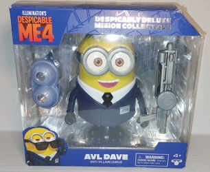 Minion Deluxe Figure Agent Dave Toy Minions Despicable ME Collectible New