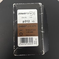 Power one zinc Air batteries