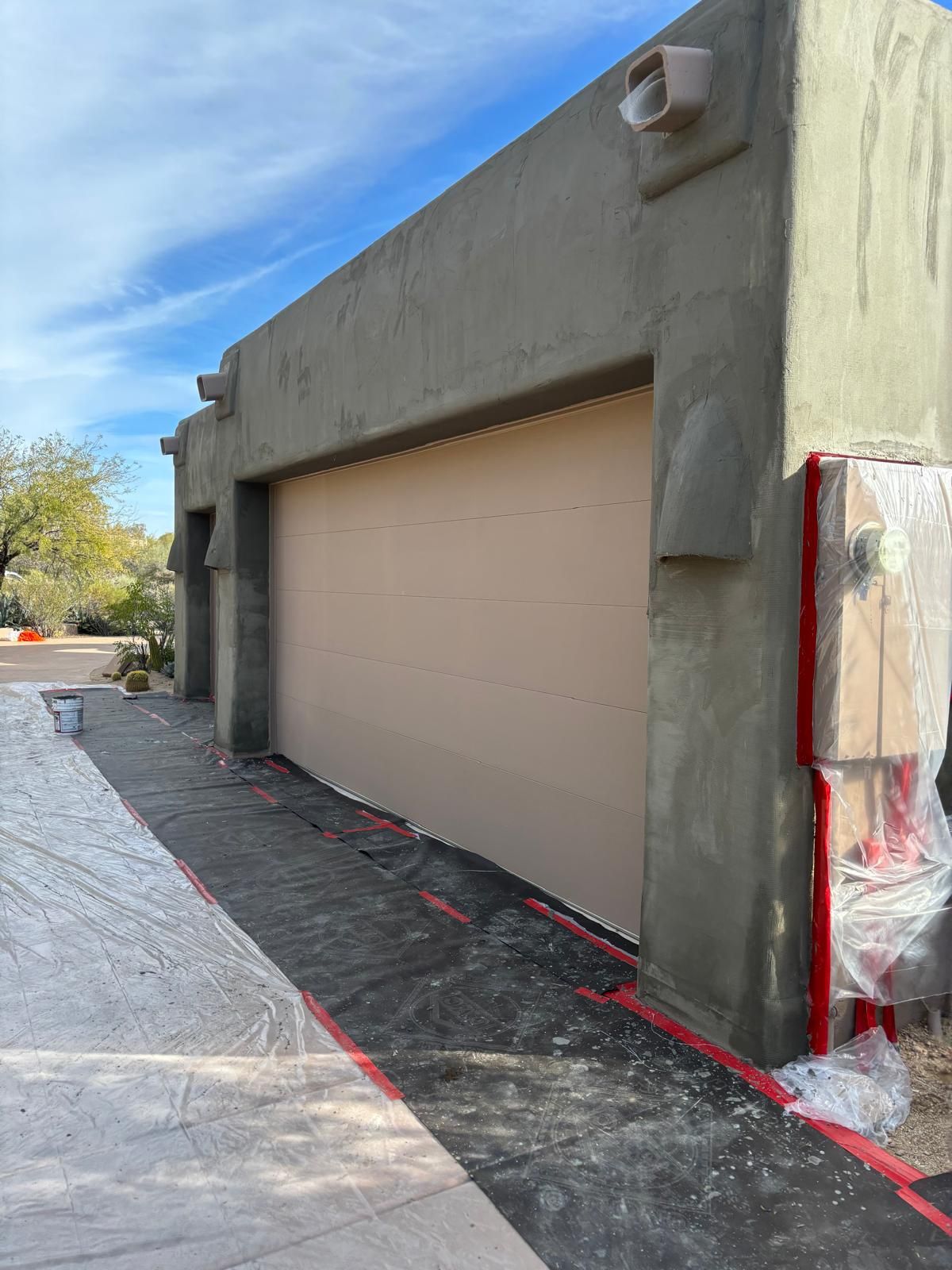 Stucco patches