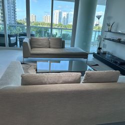 Pair of B&B Italia sofas 