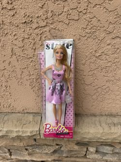 Barbie Fashionistas Style Doll Pink Dress Mattel