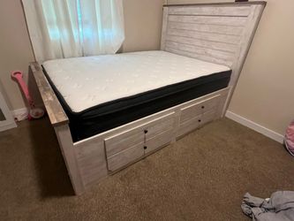 Twin Captain's Bed with 2 Storage Drawers