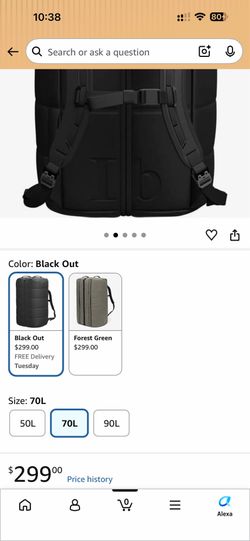 Db journey split duffle bag