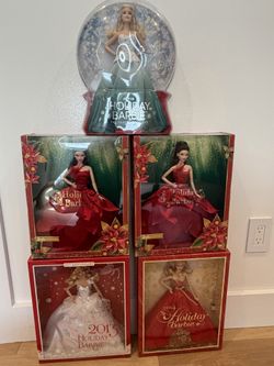 BNIB Holiday Barbie - ‘13, ‘14, ‘16, ‘22