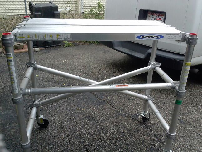 Contractor buddy Werner cb-4u interior scaffolding for painters