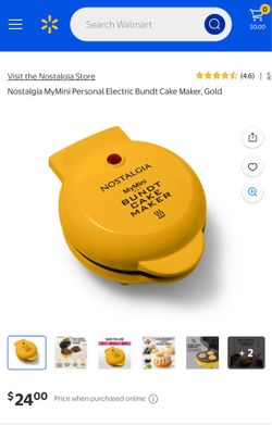 Brand New Nostalgia MyMini Bundt Cake Maker - Perfect Gift! 🧁
