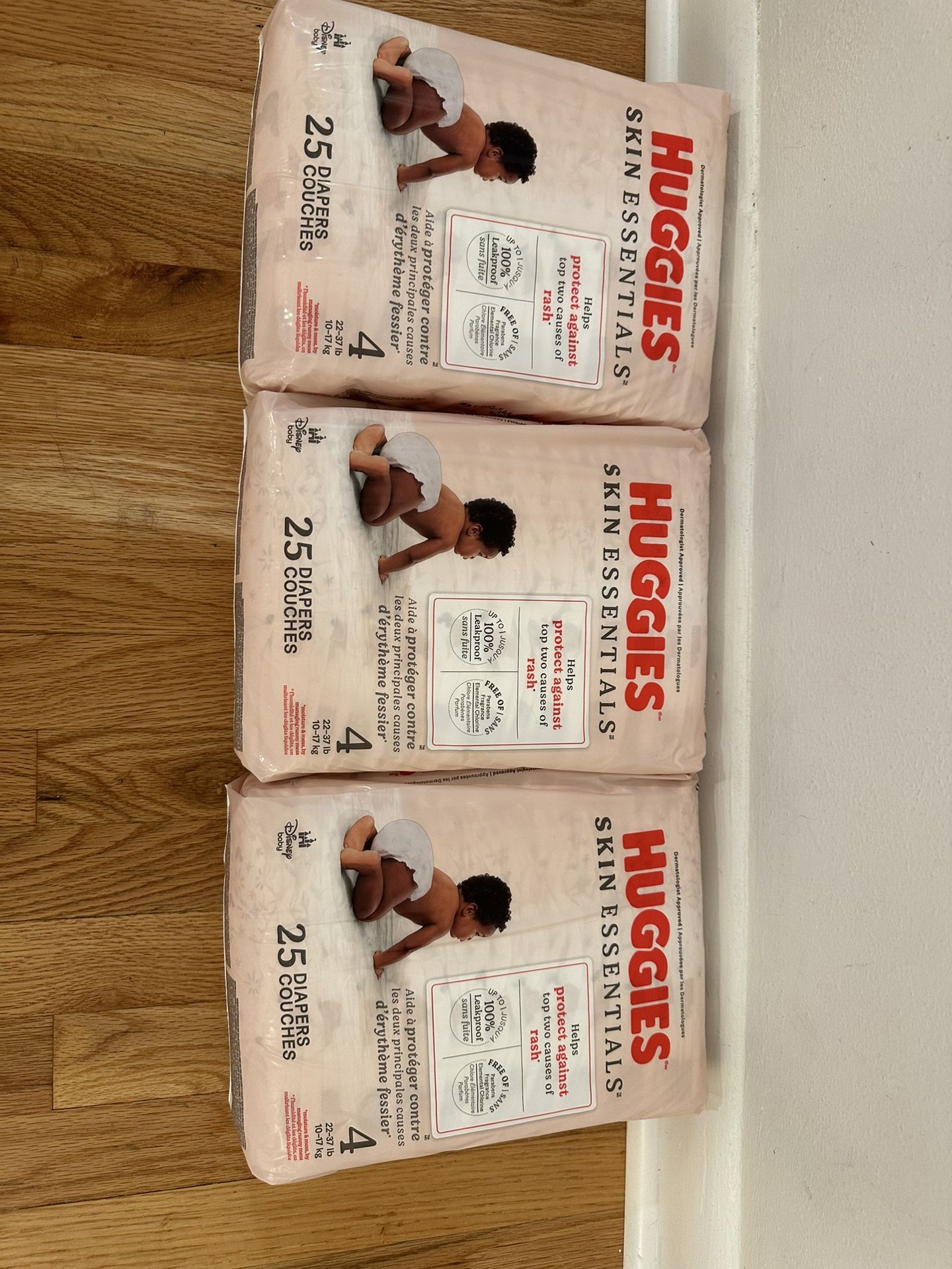 Free - Huggies Skin Essentials Size 4 Diapers Unopened 3 Packs