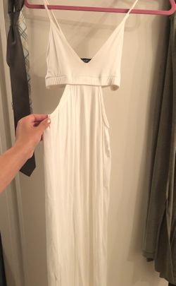 Long white dress