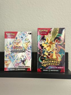 Pokémon Ascended Hero’s & Prismatic booster bundle