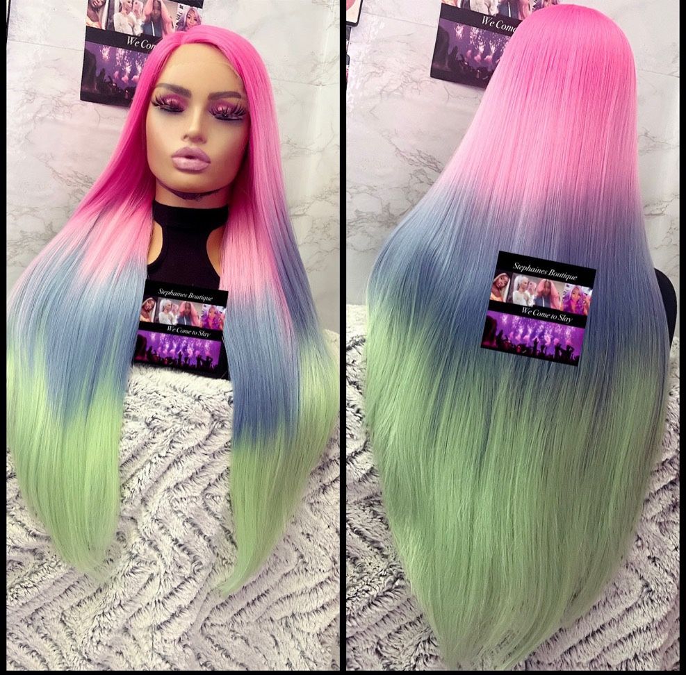Human Hair Blended Lace Front Wig