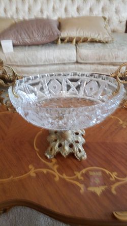 Antique glass bowl