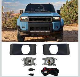 Fog Lamps FIT for 2024-2025 Toyota Land Cruiser Prado LC250 Fog Lights with Covers Harness Switch Kit Replacement PD24B03
