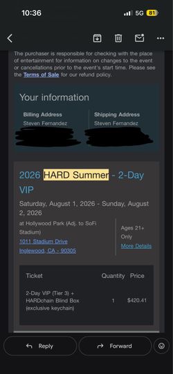 2026 Hard Summer 2-DAY VIP