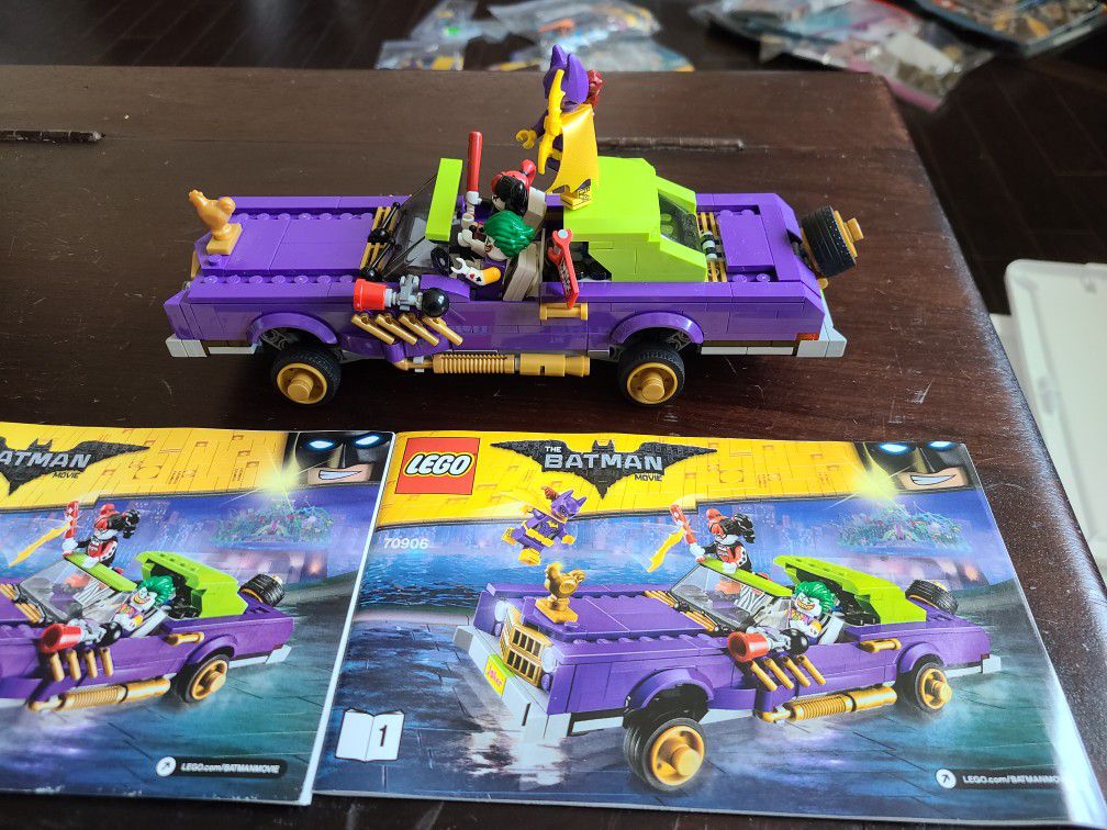 LEGO Batman Movie 70906 The Joker Notorious Lowrider 100% Complete With Figs, Manuals And Extra Pieces for Sale in Cornelius, NC - OfferUp