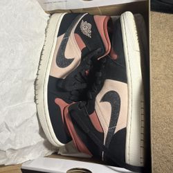 Women’s Jordan 1s Mid Canyon Rust