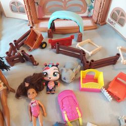 dolls and toys for girls Bundle 