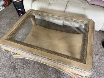 Vintage wooden coffee table