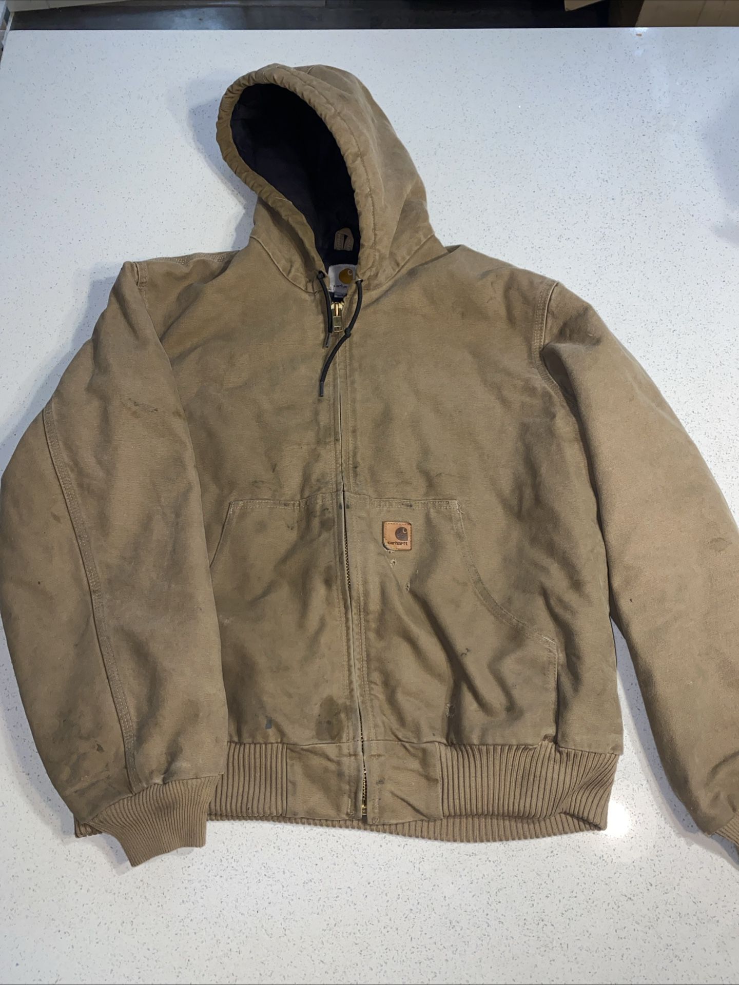 Carhartt Jacket J130 FRB Large Distressed