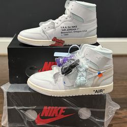 Virgil Off-White Retro 1 “Alaska” size 12 & 13