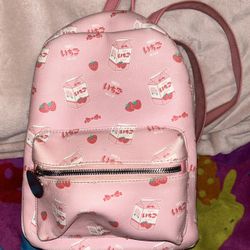 Strawberry Milk Mini Backpack