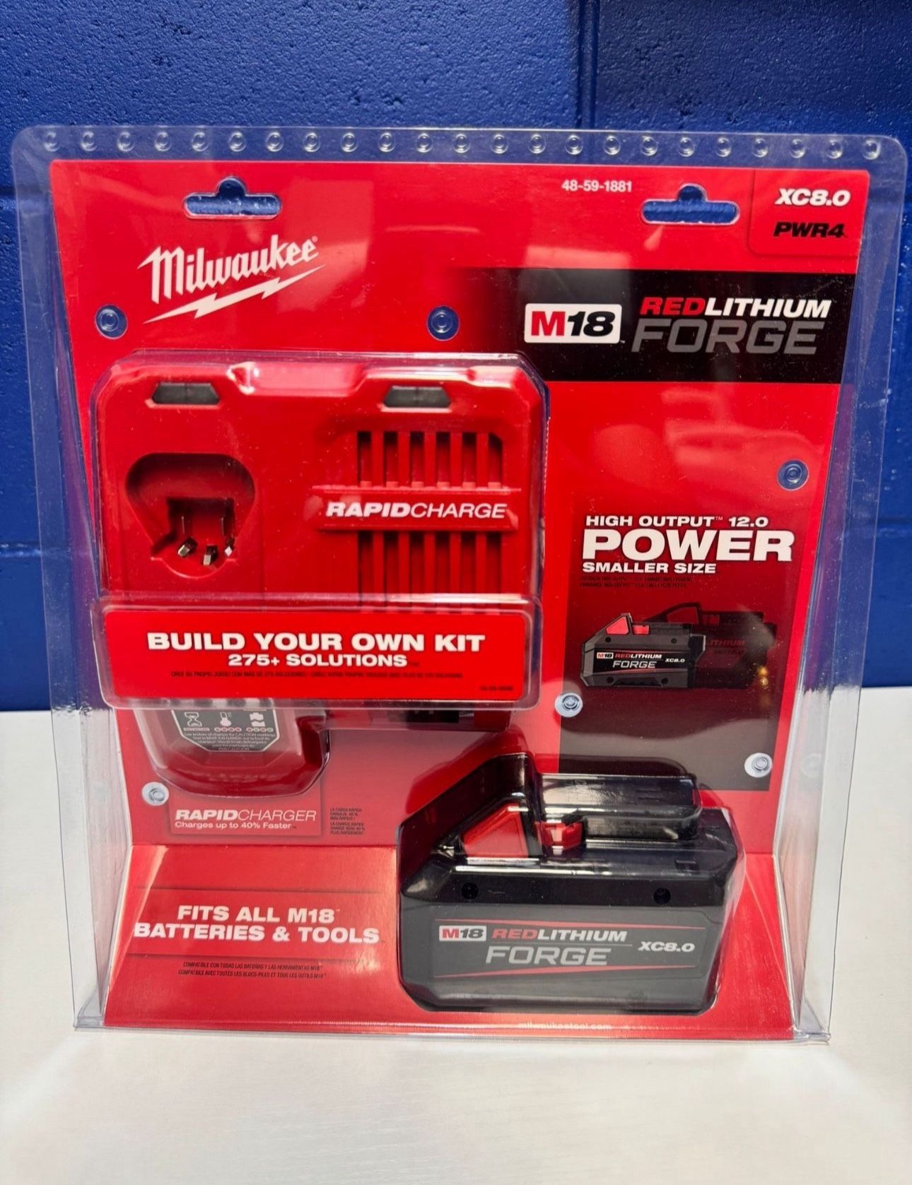 🔥 Milwaukee M18 Forge 8.0 Battery + M12 & M18 Rapid Charger