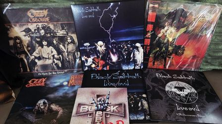 Black Sabbath Mega Collector’s Lot! 1st Press  Lp's, Art, Shirts And More! Obo