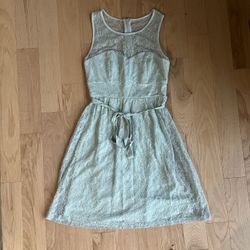 Turquoise Lacy Dress
