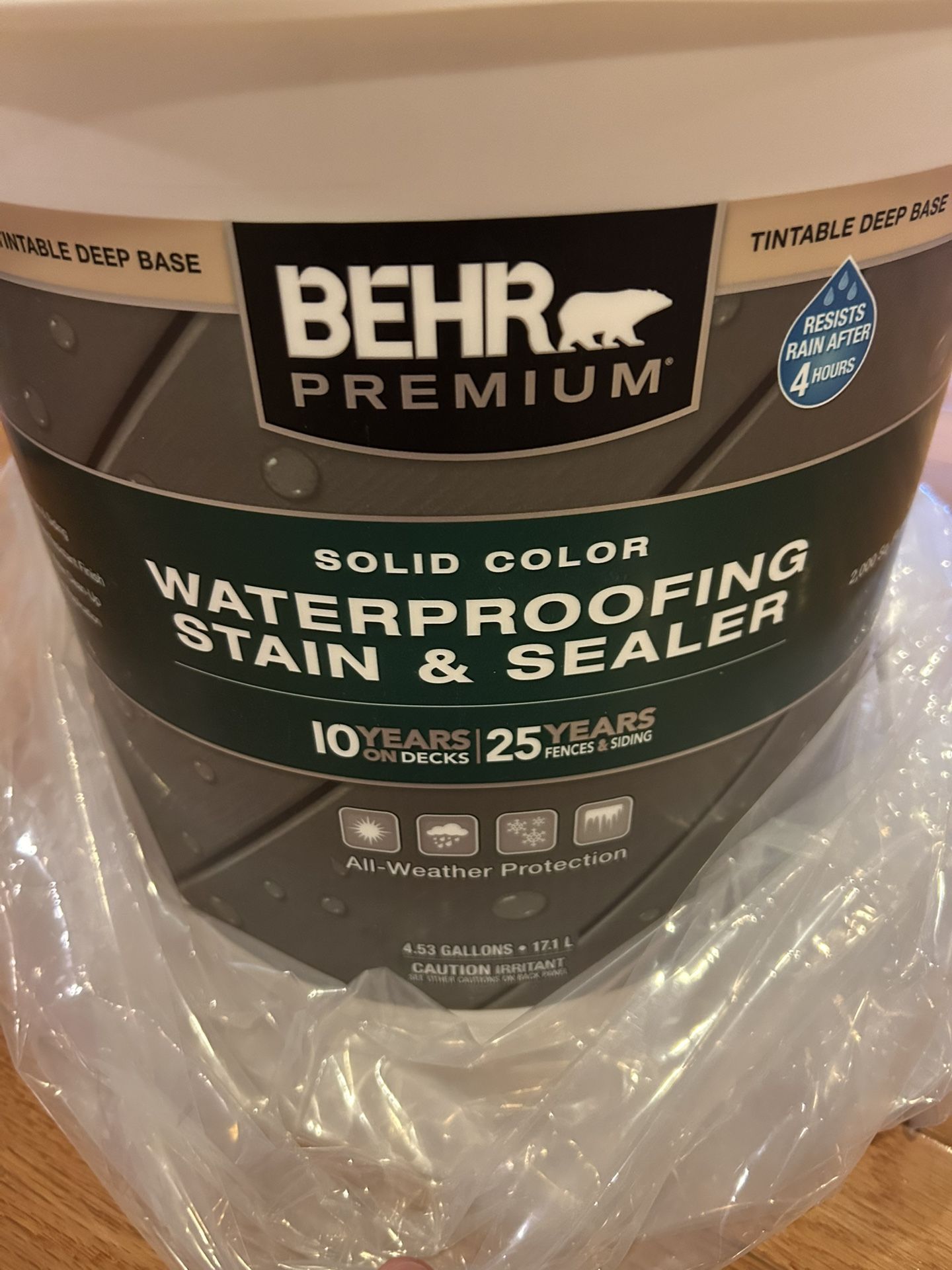 Behr Premium Deck Stain - 5 Gallon