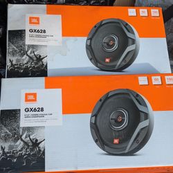 JBL GX628 6.5" 2-Way Coaxial Car Speakers (Pair) - 180W Peak Power