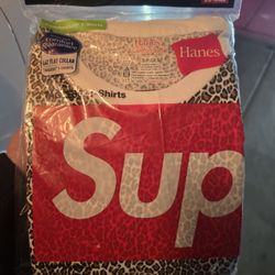 Supreme Hanes Leopard Tagless Tees (2 Pack)