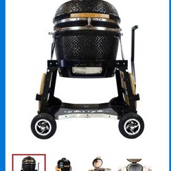 24” KONG CERAMIC KAMANDO GRILL With All Terrain Car