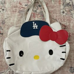 Hello Kitty Dodgers Tote Bag 