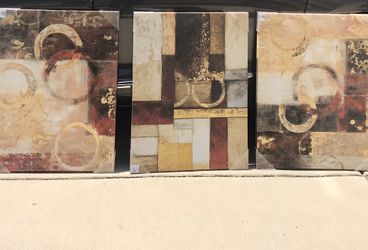 3 pc wall art 24” / 31.5”