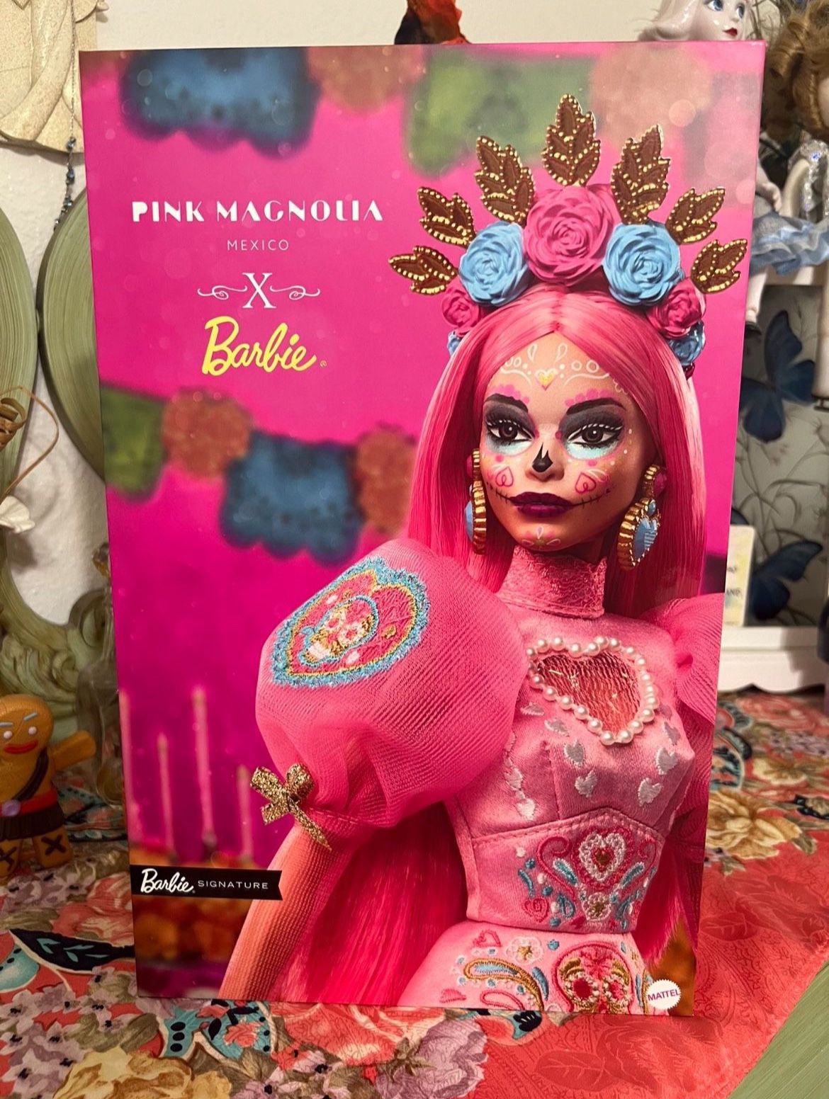 Pink Magnolia- 2023 Dia De Los Muertos Barbie