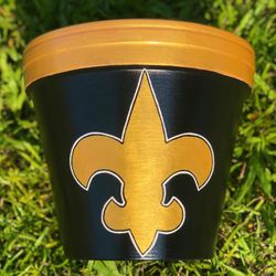 New Orleans Saints Terra-Cotta Flower Pot