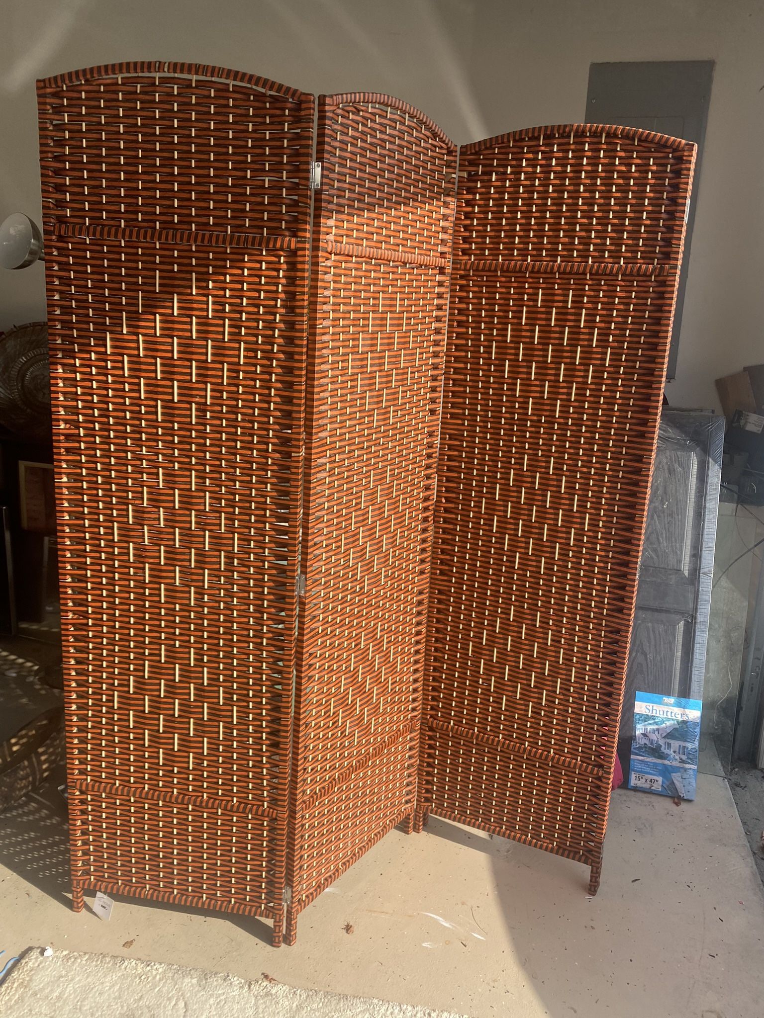 folding Screen Divider 3-20 inch panels by 70 high