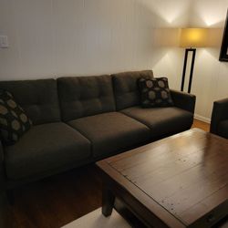 Modern Sofa + 2 Chairs
