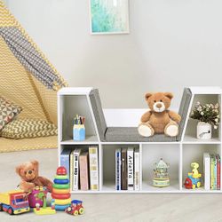 Kids Bookcase With Reading Book 