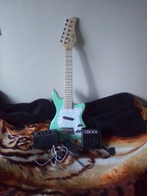 Glarry Electric Guitar With Amp & Cords