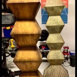 Set Of Wooden Towers 