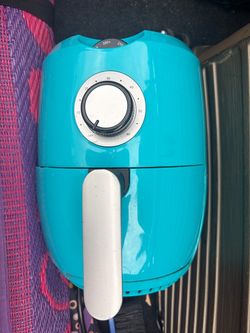 Teal Gourmia Air Fryer with Timer Dial