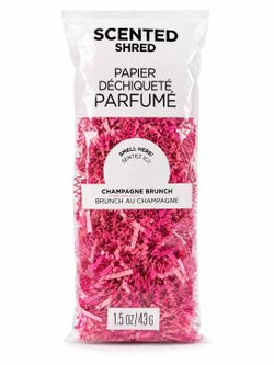 Champagne brunch scented crinkle cut paper