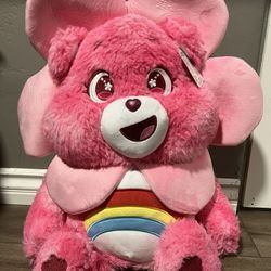 12.5ln Care Bears Cheer Bear with Flower Dress Up Plush