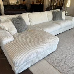 $0 Down Finance Total $1719 Ashley Lindyn Cloud Sectional Sofa 
