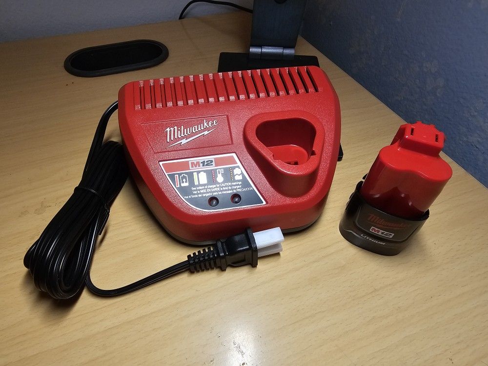Milwaukee M12 Battery And Charger