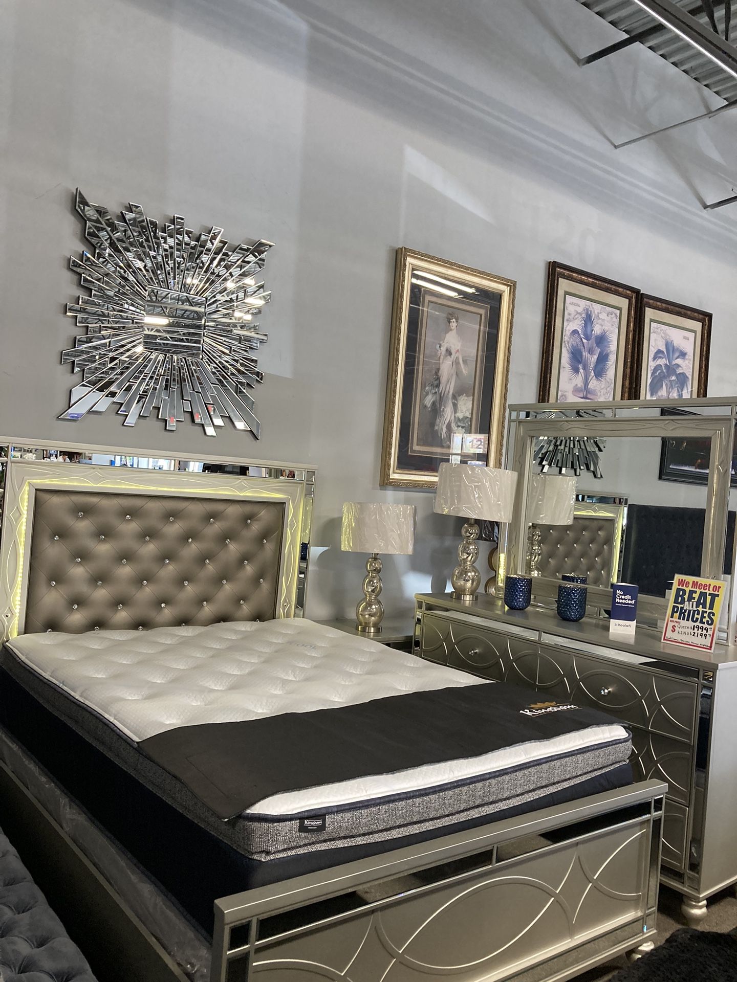 4Pc Queen Bedroom Set 🤎✨ Easy Financing Available ✅✅