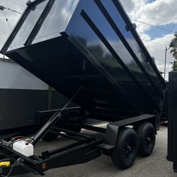 Smooth Material Dump Trailer
